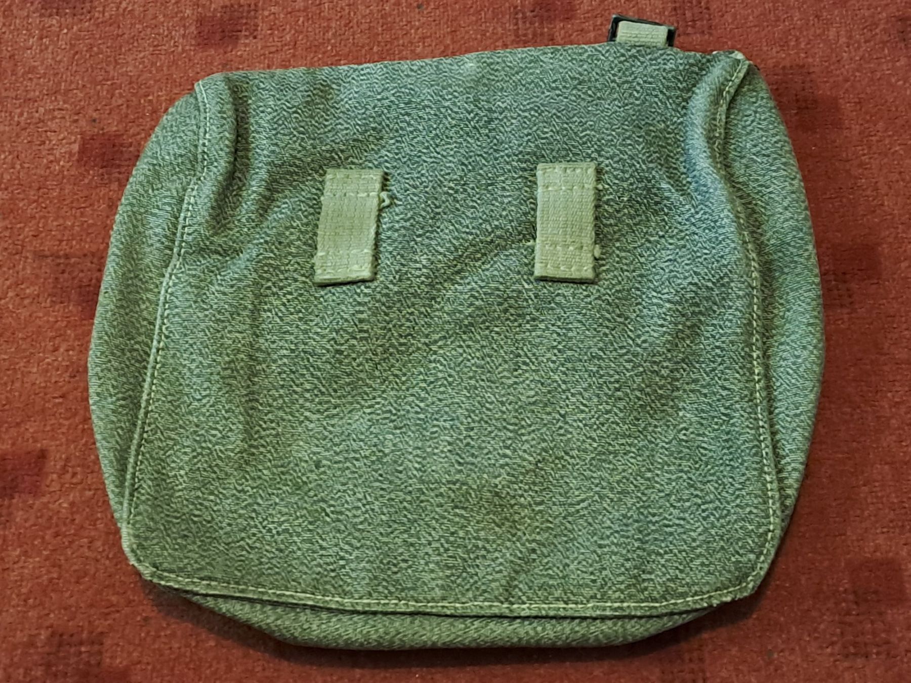 Schweizer Armee Uniformi: Militär Brotsack ,  1941 gestempelt – Usato da St.Gallen venduto da Infanteriewerk