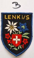 (B) Lenk i/S Stoff Wappen Aufnäher Badge St.Gallen Stickerei