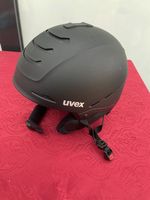 Kinder Uvex Skihelm schwarz 52-55cm Unfallfrei
