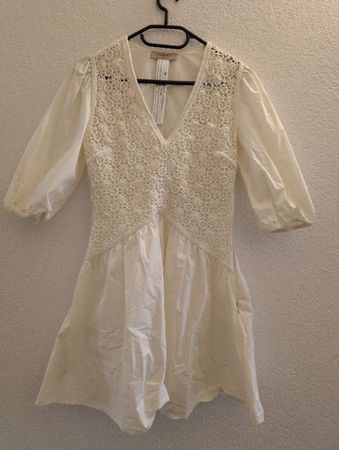 Kleid von Twinset Weiss Gr. XS-S 