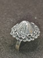 Vintage 800er Silber Ring Handarbeit Meisterpunze Top