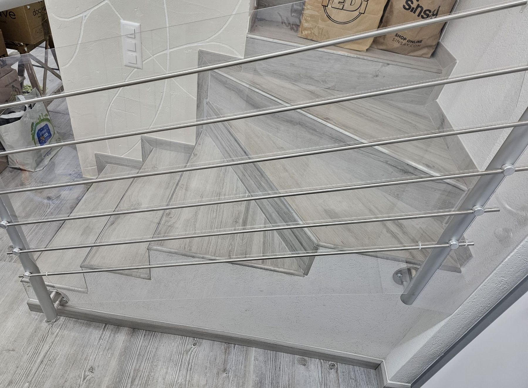 Eisenwaren: Kit per balaustra in alluminio argento e grigio – Gebraucht aus Giubiasco von fas_b82x 5