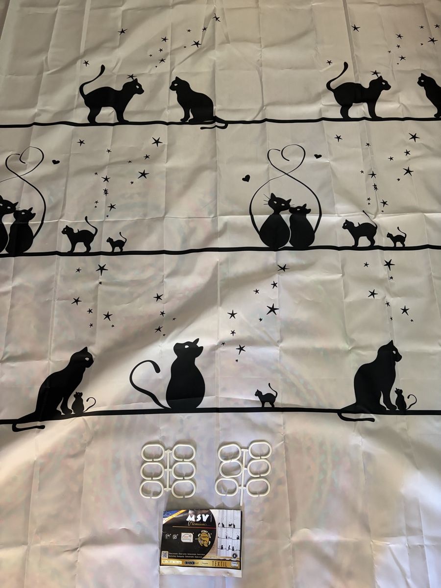 Tende: Duschvorhang  MSV 180x200cm neu! – Nuovo e nell'imballaggio originale da Bassersdorf venduto da Spunk8 3