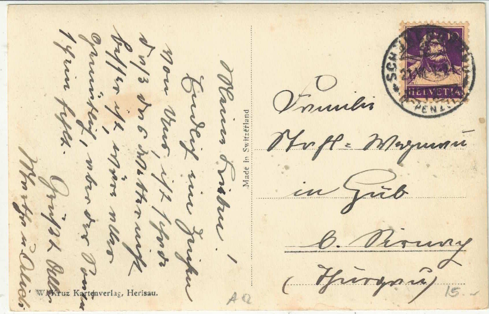 Cartes postales: Schönengrund mit Ferienheim – D'occasion à Ettingen par Kartenplanet 1