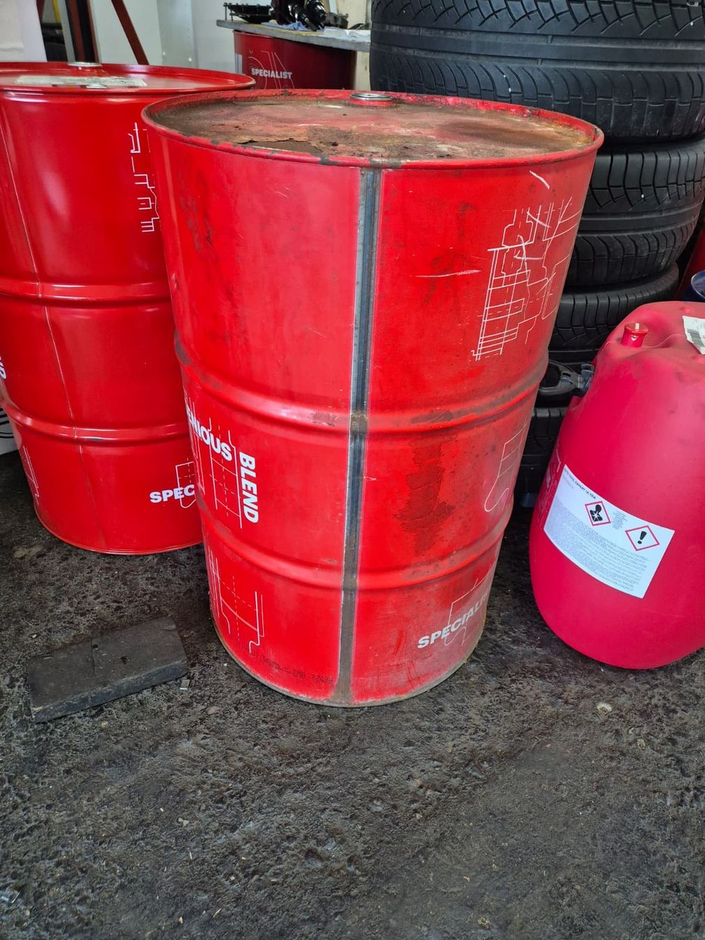 Zubehör: leeres 200l Stahlfass – Gebraucht aus Buckten von Mazda4446 1