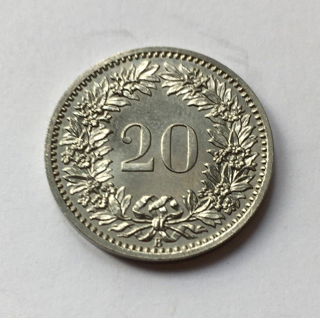 Tutti le monete: 1885 20 Rappen unz /stgl – Nuovo (secondo la descrizione) da Kirchberg SG venduto da Z-Collection 4