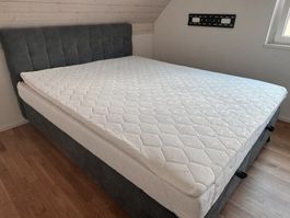 Bett / Boxspringbett inkl. Latenrost & Matratze *** WIE NEU