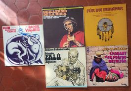 6 LPs Folk & Weltmusik Südamerika Vinyl Konvolut