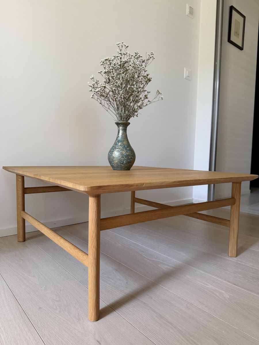 Tavoli: Oak wood coffee table, japandi style – Nuovo e nell'imballaggio originale da Corsier GE venduto da Karol_save_planet 7