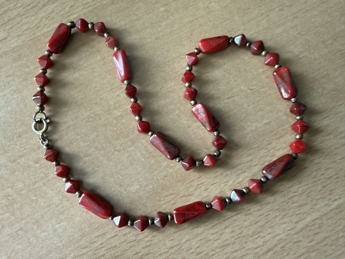 Catenine: Vintage Halskette Rot – Usato da Lamone venduto da LaCantinaMagica 5