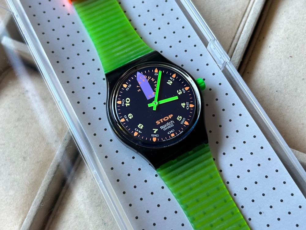 Montre Swatch Stop-Watch JESS RUSH neuve fonctionne (Neu (gemäss ...