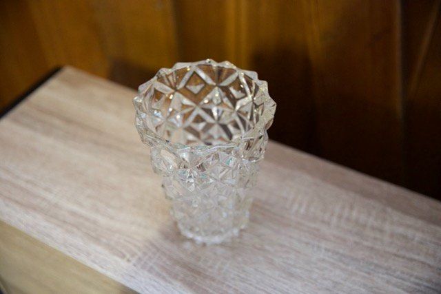 Vasi & Recipienti: Massive Kristallglas Vase, 16 cm hoch – Usato da Titterten venduto da fra_v27g 1