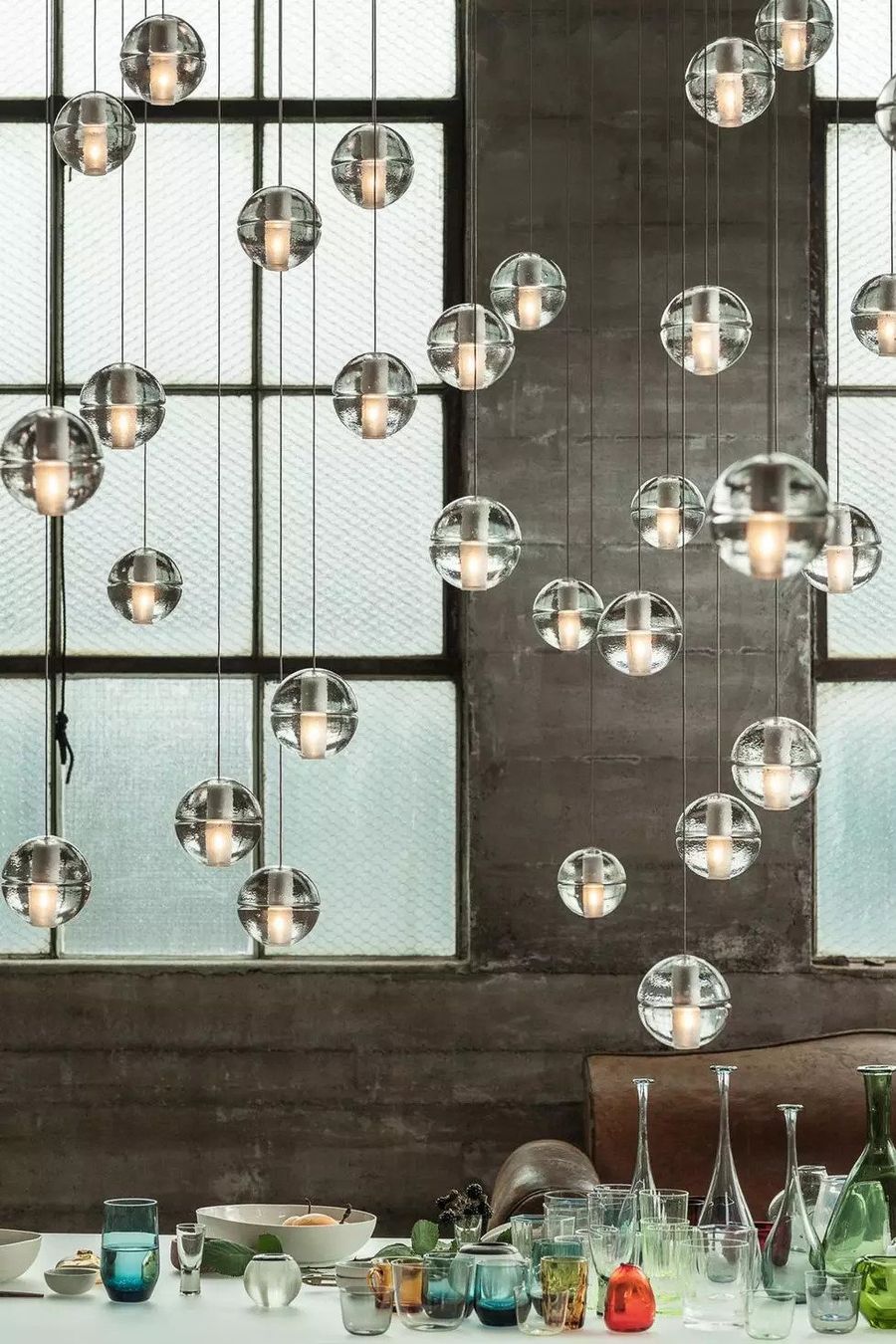 Lampadari & plafoniere: Bocci 14.5 random Pendelleuchte mit 5 Glaskugeln – Nuovo e nell'imballaggio originale da Kaiserstuhl AG venduto da gmt2