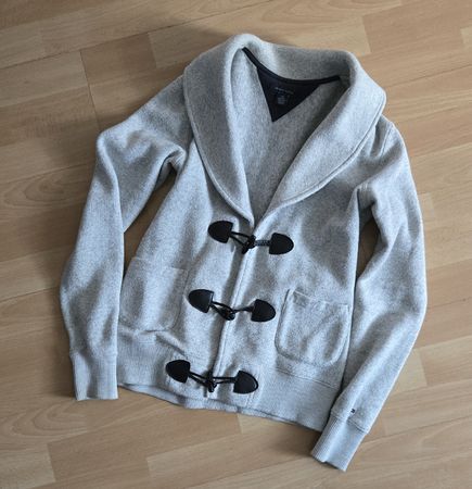 Tommy Hilfiger graue Jacke Blazer mit Fleece Gr. S