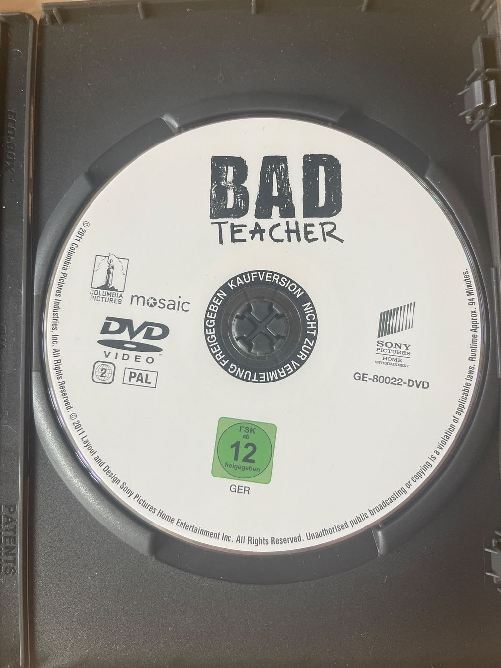 Tutti i DVDs: Bad Teacher – Usato da Lauenen b. Gstaad venduto da Nagi1 2