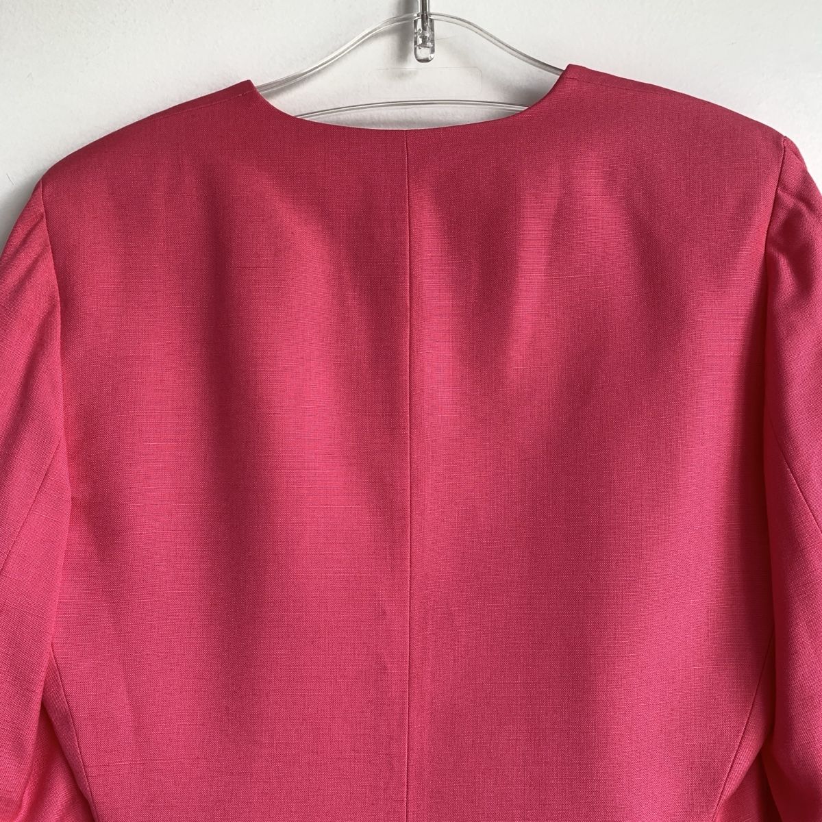 Saint Laurent Giacche: Yves Saint Laurent Variation Pink Spring Blazer, S – Usato da Genève venduto da Kookiek 7