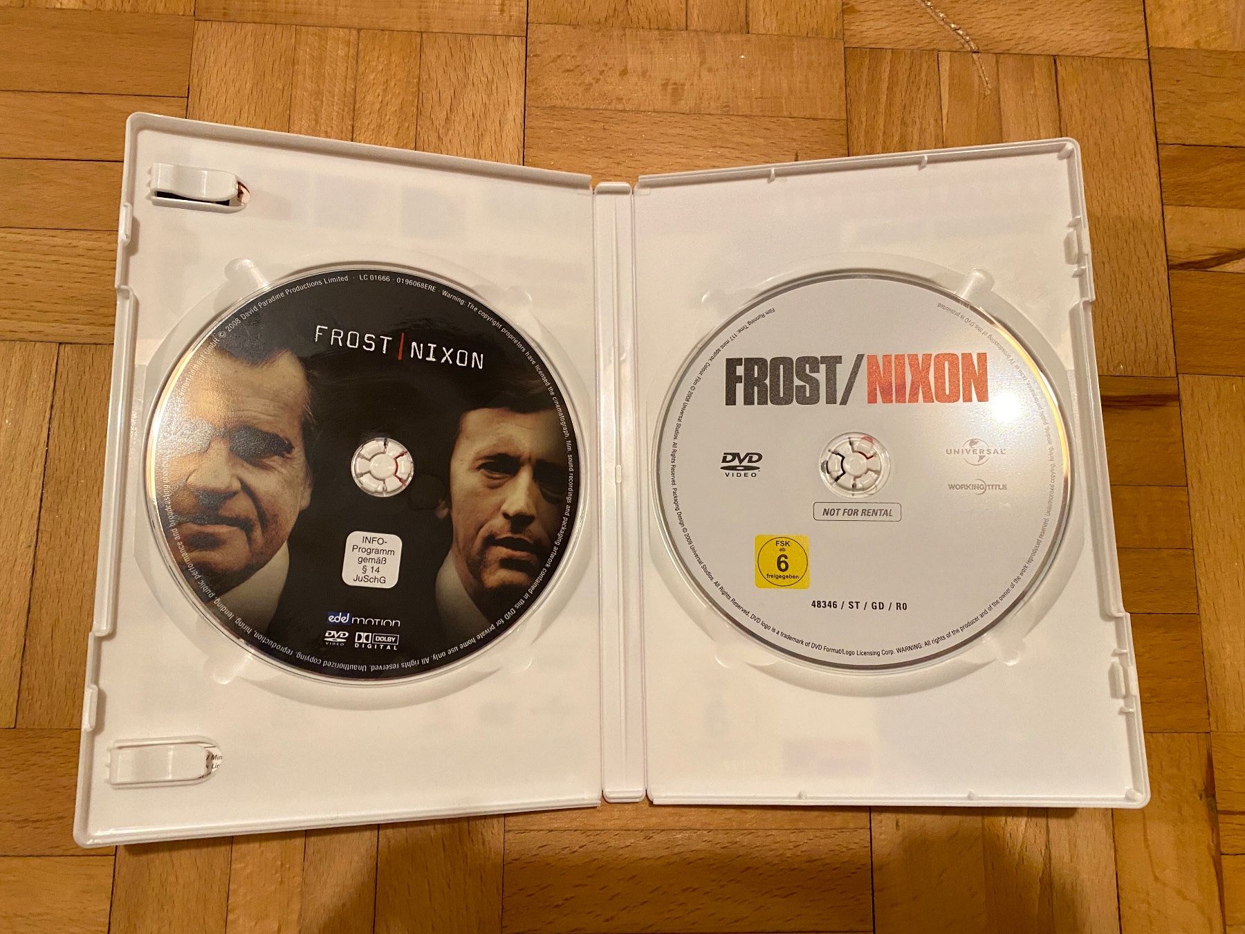 Tutti i DVDs: Frost / Nixon – DVD – Usato da Zürich venduto da Wim-Broccoli 2