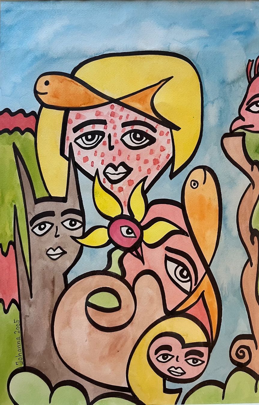 Gemälde: 4 Aquarelle gerahmt im Passepartout – Gebraucht aus Aarau von PPhof96 3