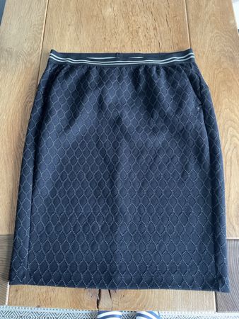 Lässiger Lagenlook Rock schwarz Gr. L von Sandwich