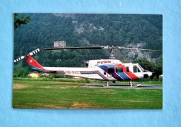 Untervaz (GR) - Helikopter der Air Grischuna - HB-XVZ - 1990