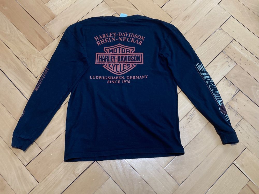 Harley-Davidson T-shirt: 2014 LS Pocket T-Shirt Harley Davidson Rhein-Neckar 4 Prints – Usato da Lausanne venduto da le_souk