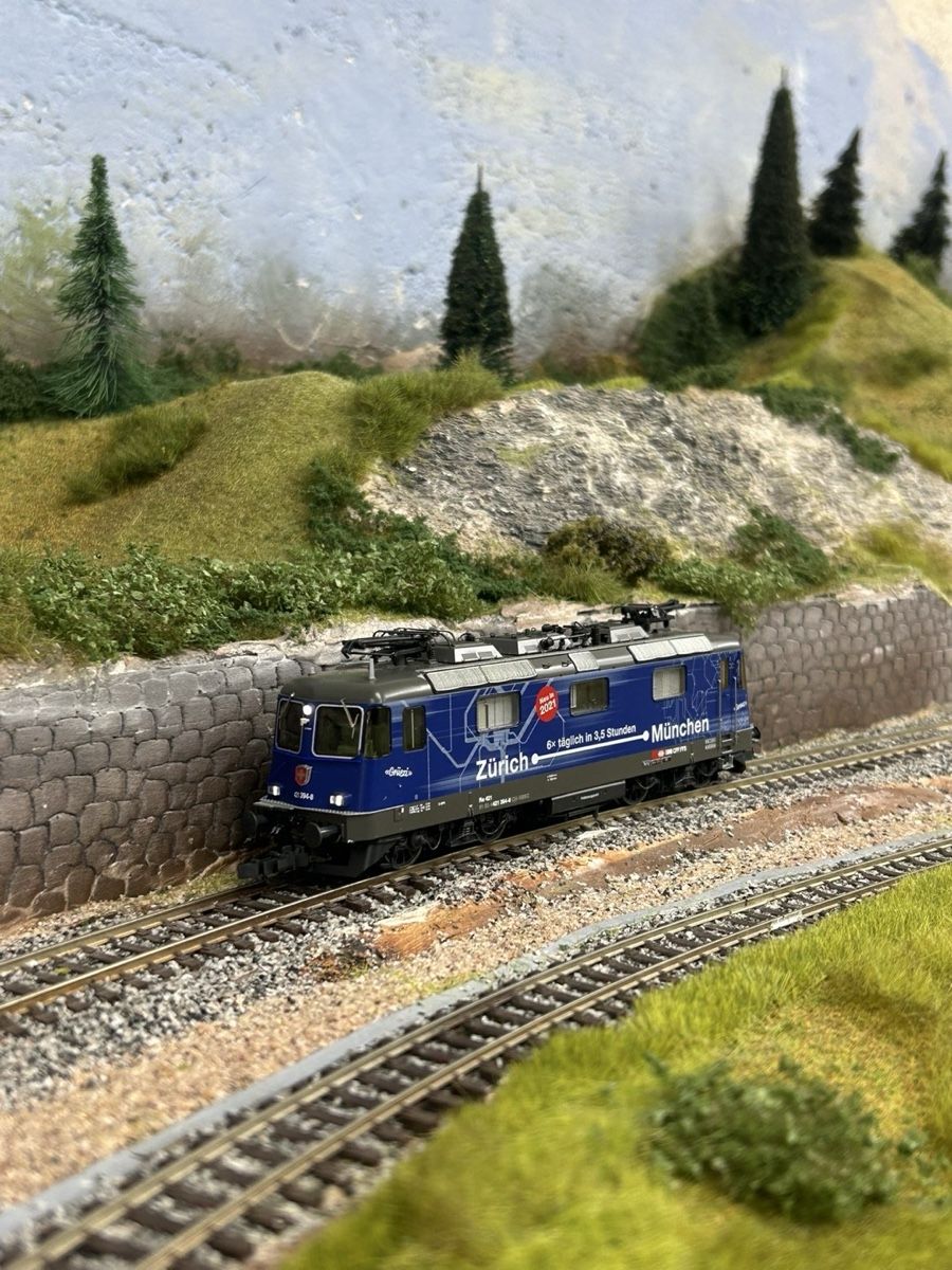 Roco Modellini di ferrovie: Roco Re 421 394 DC Digital  – Usato da Font venduto da TrainspottersuisseHo