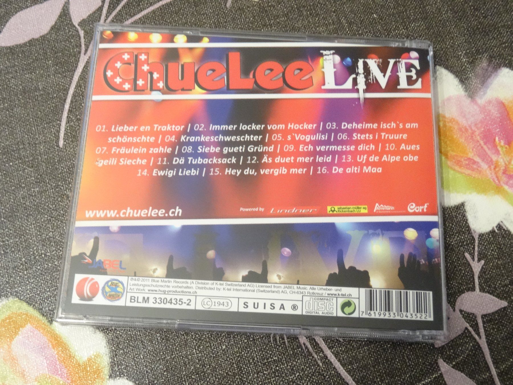 CDs: ChueLee - Live CD – Gebraucht aus Olten von Disc-Ausverkauf 1