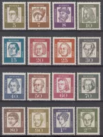 BRD Mi 347 - 362 postfrisch