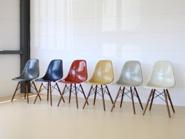 Herman Miller Eames Fiberglas Stühle | 6er Set