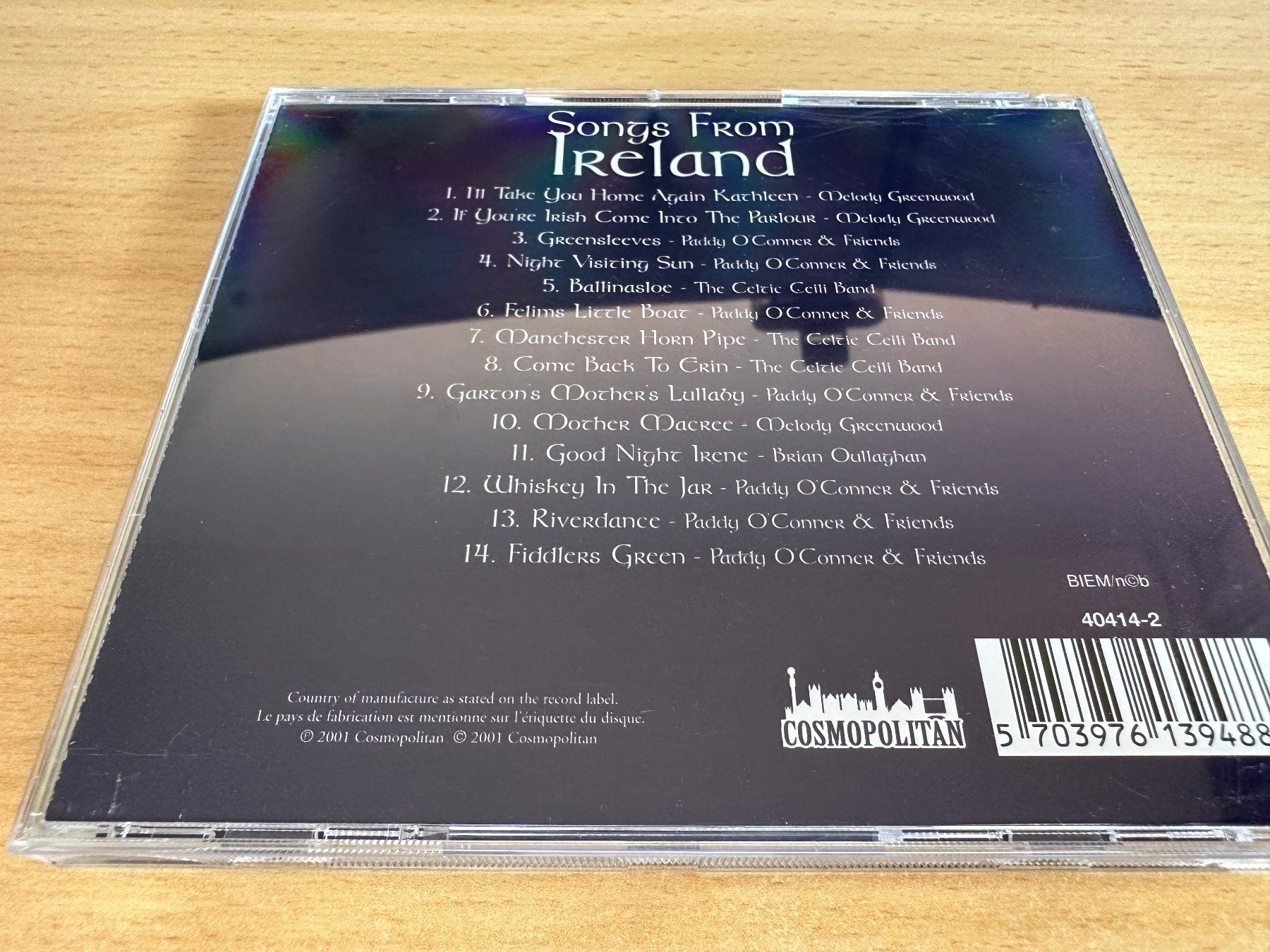 CD: Songs from Ireland - Volume 1 – Usato da Rikon im Tösstal venduto da Alpenmutz 1