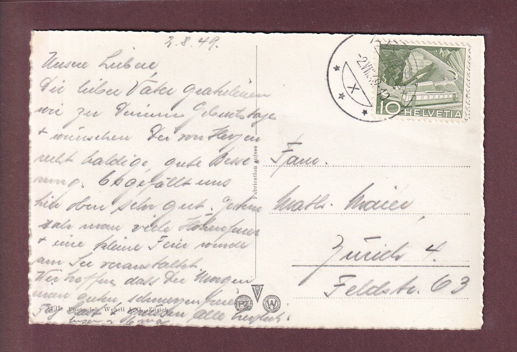 Cartes postales: AROSA - Obersee - 1949 – D'occasion à Pully par nicecards 1