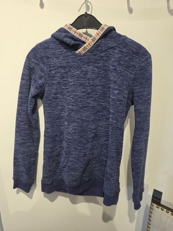 Damen Hoodie Roxy blau mit Muster Grösse XS gebraucht