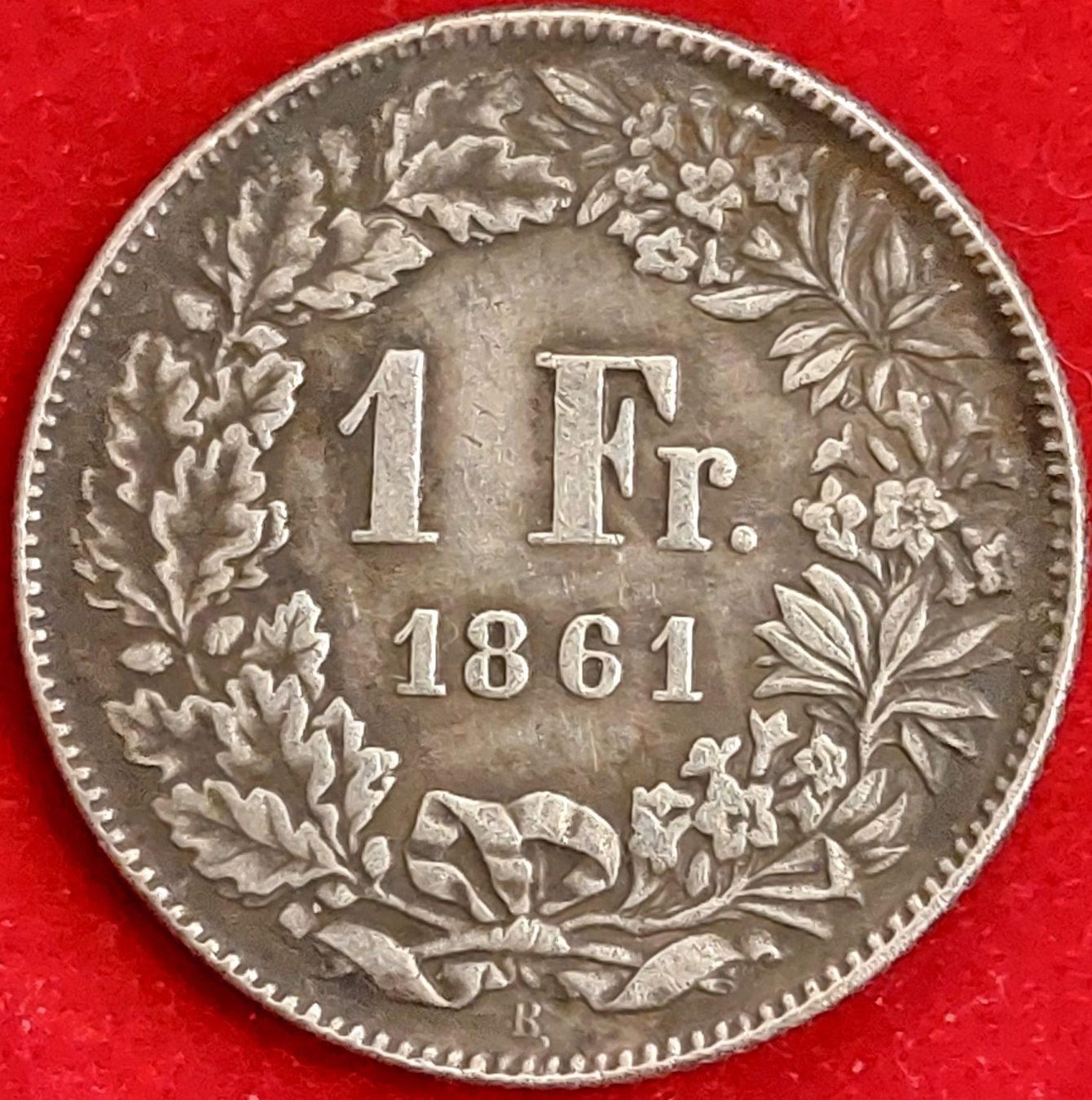 Alle Münzen: 1 Franken 1861 (Replica) – Gebraucht aus Arch von repros