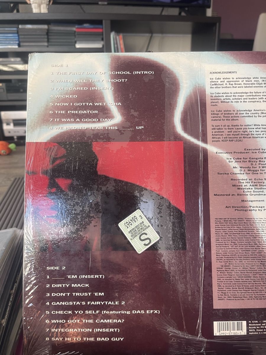 Dischi in vinile: Ice Cube / The Predator  – Nuovo (secondo la descrizione) da Dagmersellen venduto da stonefinger 1
