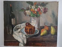 Grosses Stillleben von Manuel Ortiz de Zarate, um 1910