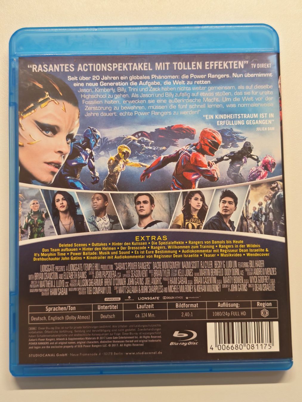 Tutti i DVDs: Power Rangers – Usato da Liestal venduto da Kratzilla 2