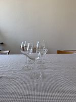 5 Rotweinglässer, gebraucht in gutem Zustand 
