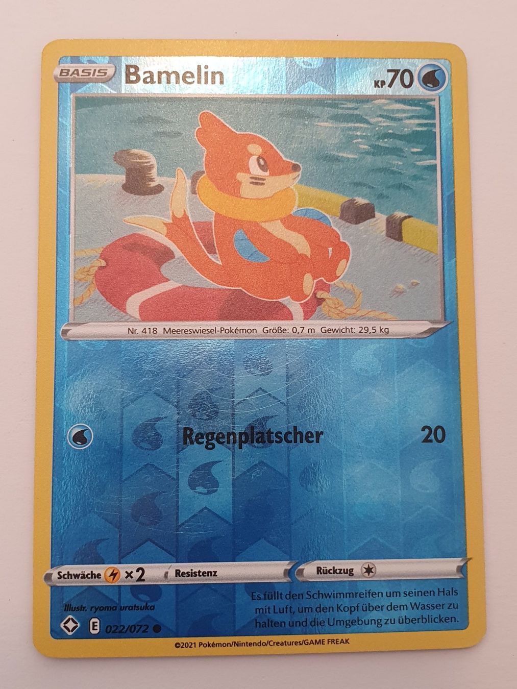 Pokémon Carte collezionabili: Bamelin / 2021 Pokémon / Reverse Holo – Usato da Oberdorf BL venduto da BaldenEagle