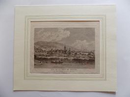 Bienne Biel Bielersee Kupferstich