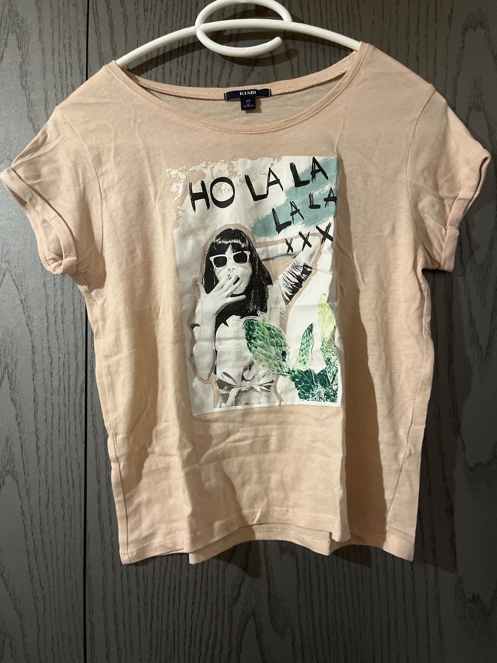 T-shirt: T-shirt rose imagé – Usato da Le Locle venduto da Ophelhugy