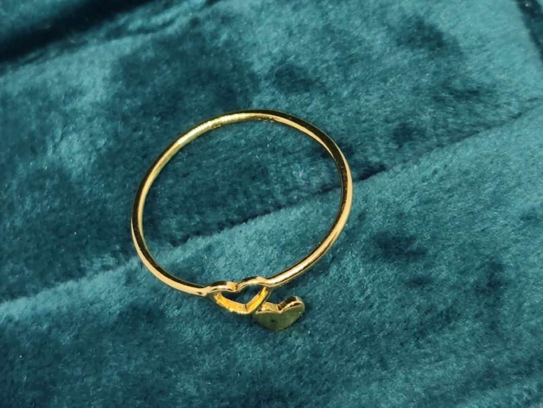 Anelli: Goldiger Herz-Ring, Grösse 52, perfektes Geschenk! – Usato da St. Gallen venduto da GIULESGG 7