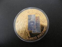 Grosse Medaille 100 Franken Banknote Erstausgabe 1995