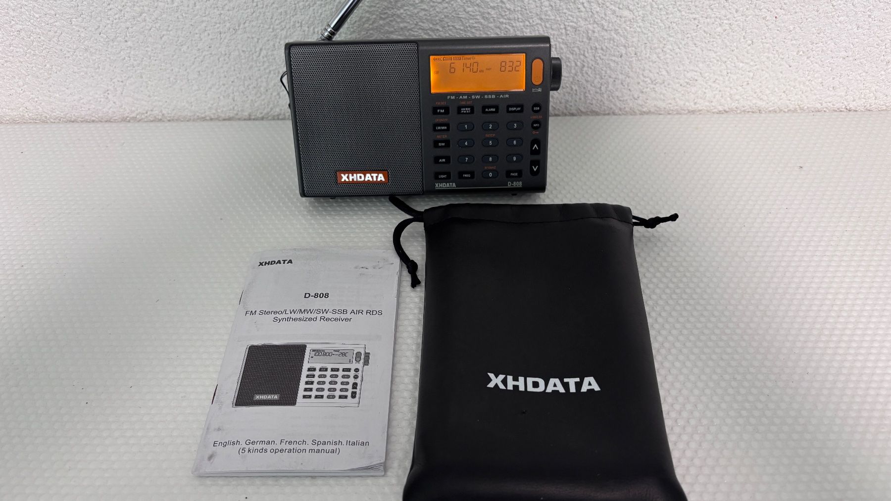 Radiocomunicazione: XHDATA D-808 DSP Weltempfänger mit SSB – Usato da Kefikon ZH venduto da Axilonis 3
