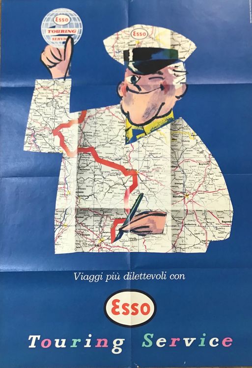 Grosse ESSO Touring Service Plakat Kaufen auf Ricardo