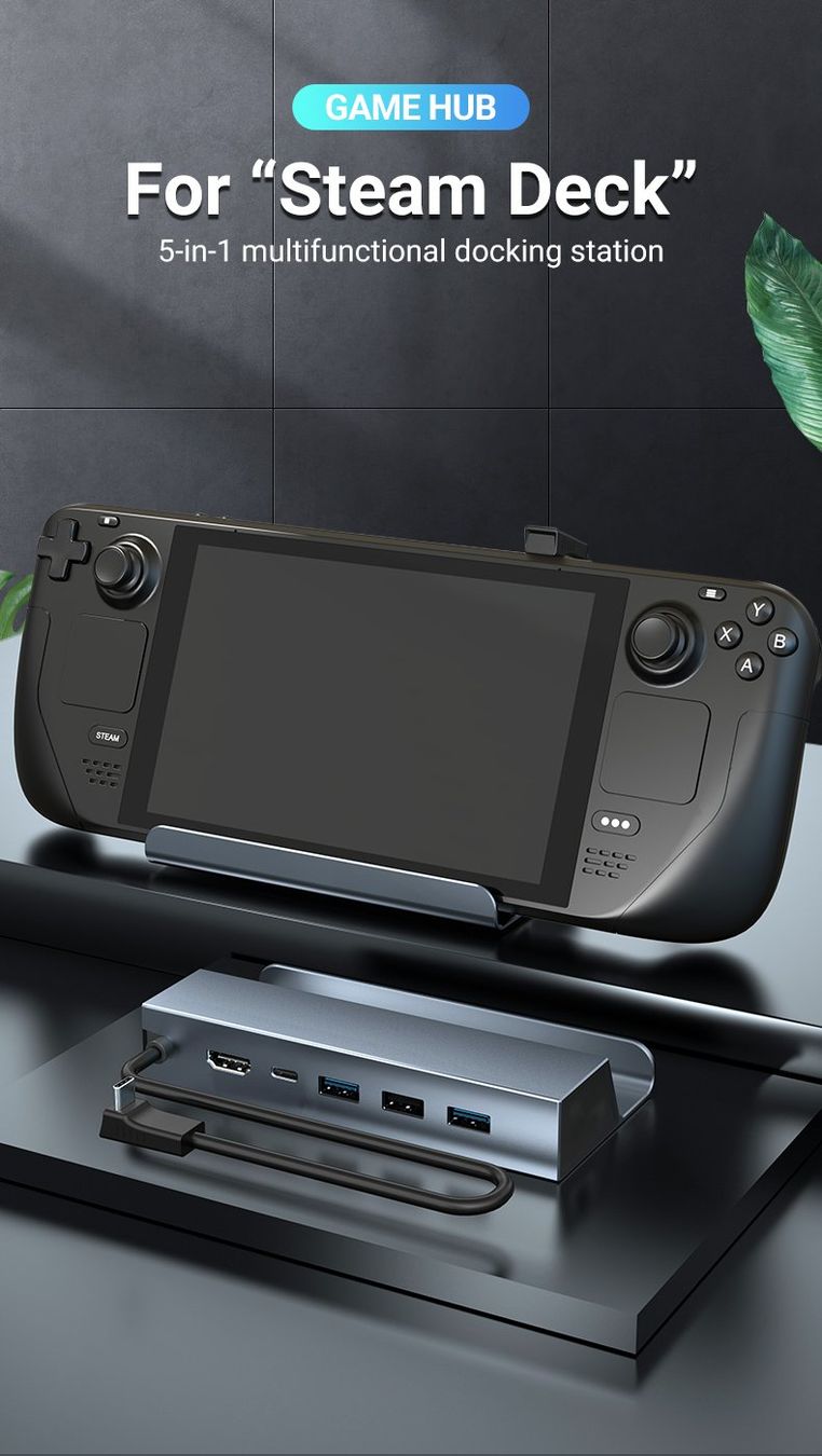 Docking station: Docking Station 4k@60fps - Steam Deck,ROG ally, Legion Go – Usato da Glattbrugg venduto da har_jgc7 2
