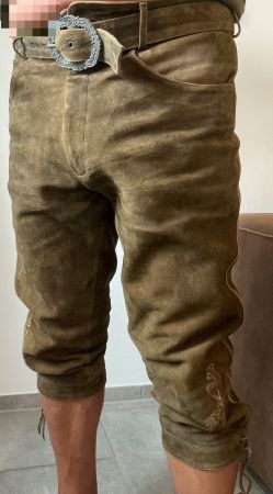 Trachtenherrenlederhose Gr. 52 (Gratisversand)