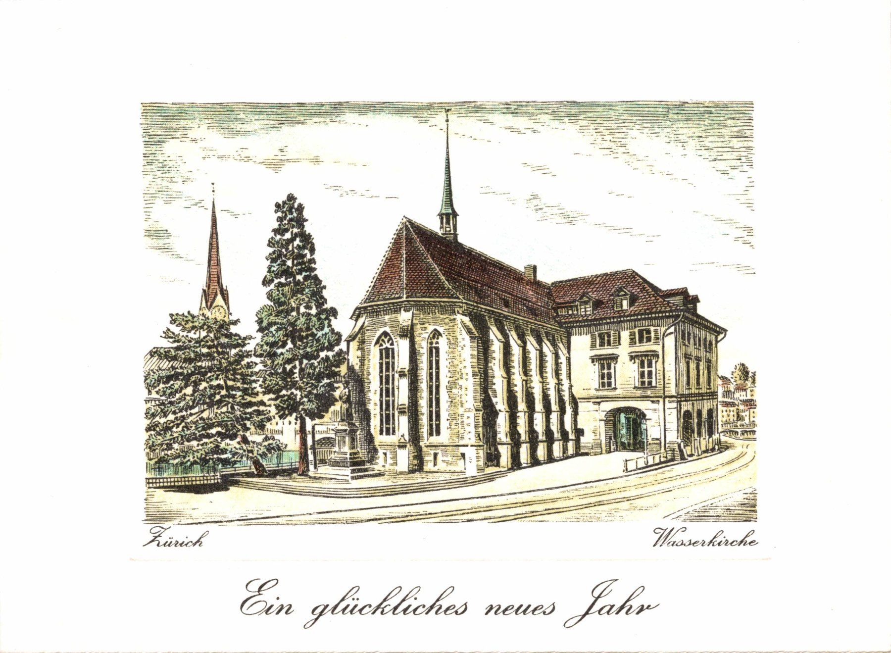 Cartoline postali: 5 Neujahrskärtchen Zürich – Usato da Bronschhofen venduto da Astore 6