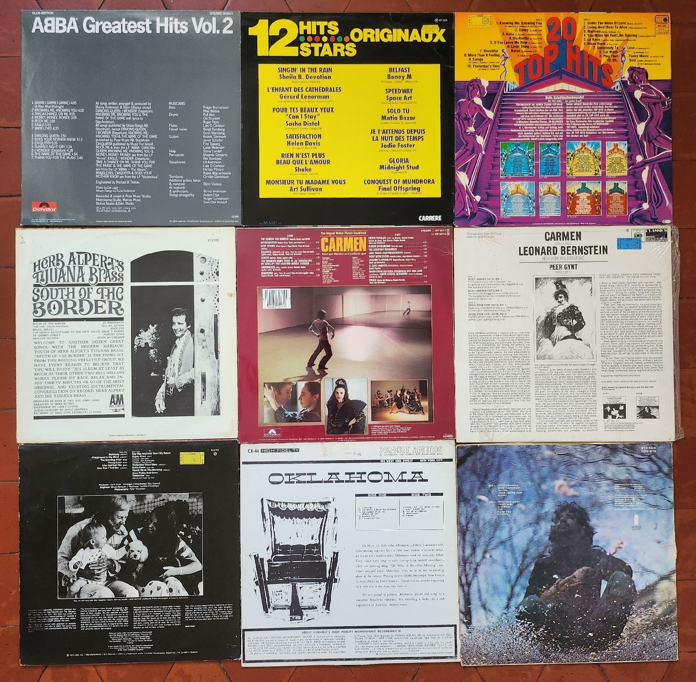 Dischi in vinile: LP Lot Herb Alpert Ray Conniff Cat Stevens ABBA Oklahoma – Usato da Zürich venduto da BAENZERINO 1