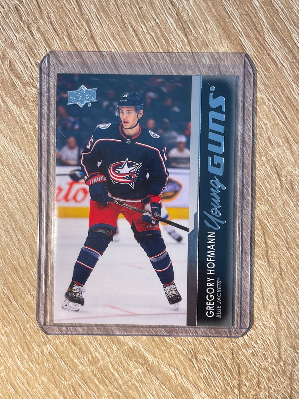 NHL Carte collezionabili: Upper Deck Young Guns Gregory Hofmann Columbus Blue Jackets – Usato da Thun venduto da Suomitiger