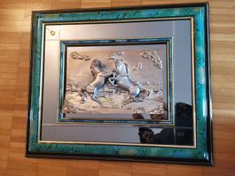 Bild, 3D, Pferde, 66 x 56 x 5 cm